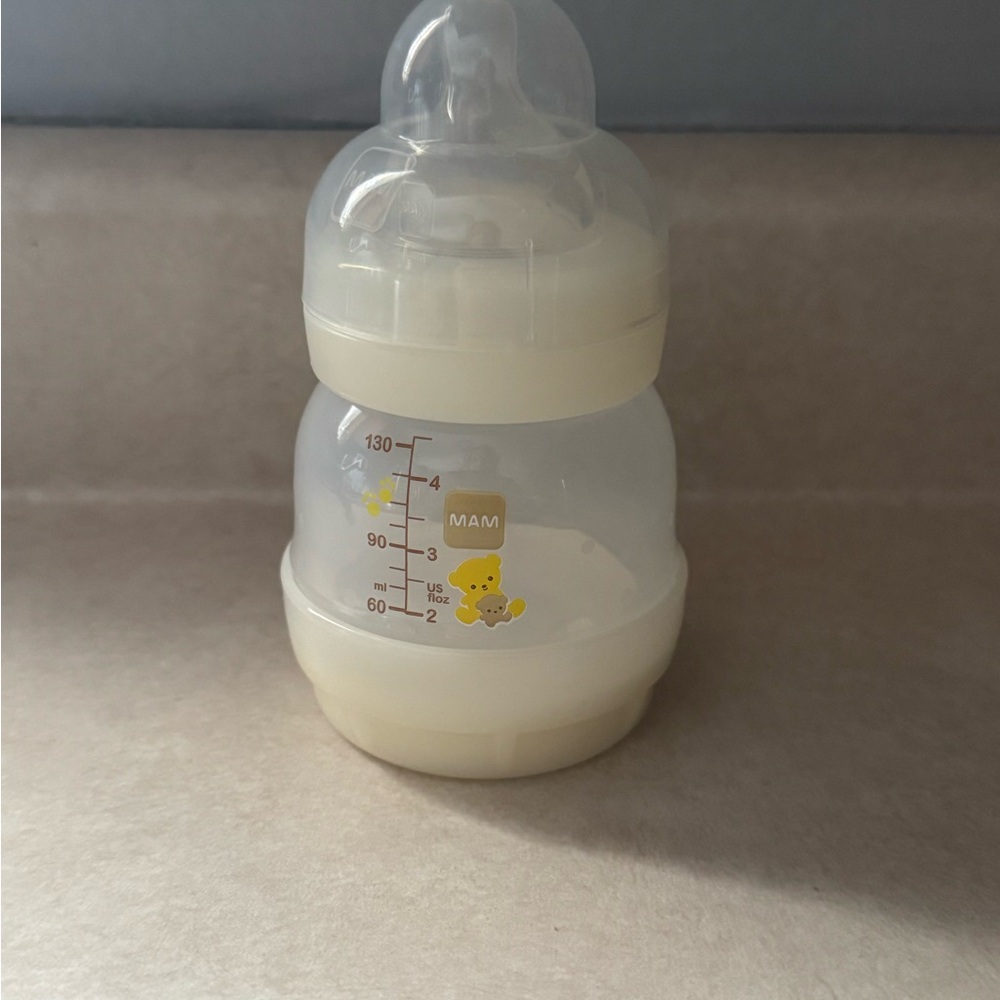 MAM Baby Bottle with Bear Design